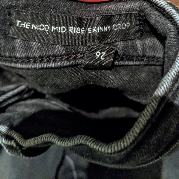 Denim Forum Mid Rise Skinny Crop - Picture 4 of 5